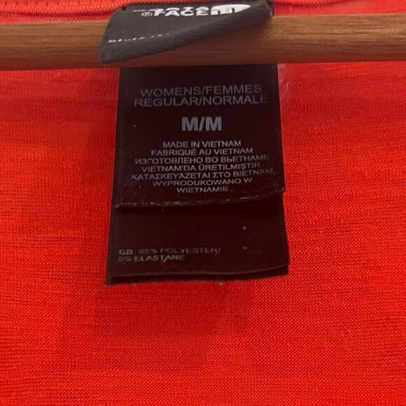 The North Face drawstring v neck dress coral orange color size medium - Picture 4 of 5